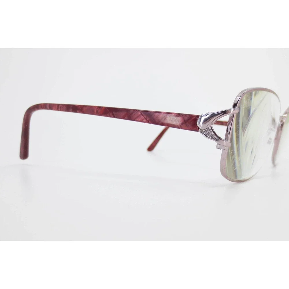 Sferoflex 2572 489 Lavender Purple Burgundy Marbled Eyeglasses Frames 52-16-135